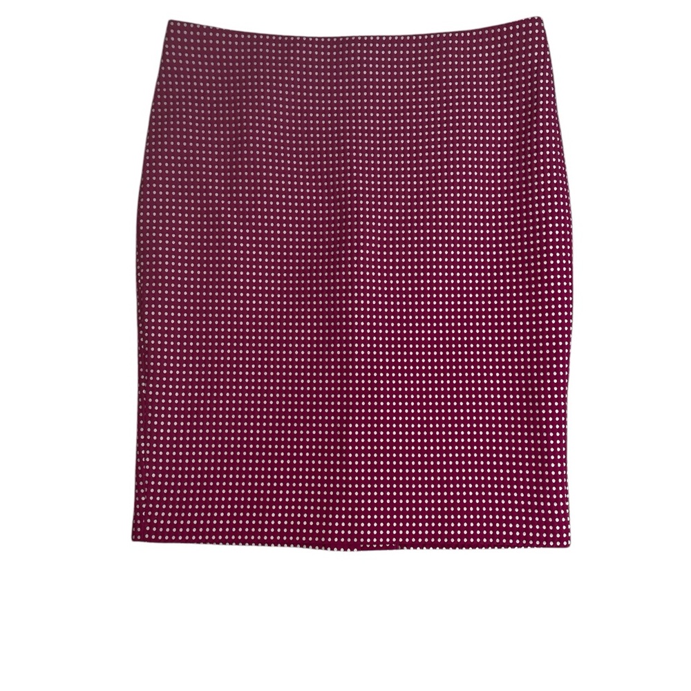 G5- Women’s Size 12 Polka Dot Straight Skirt - Ann Taylor - Large